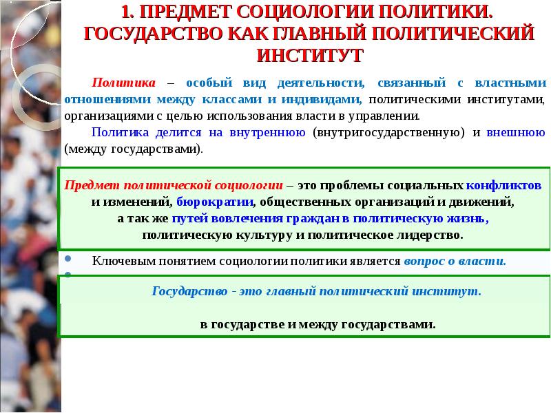 Государство как главный политический институт план