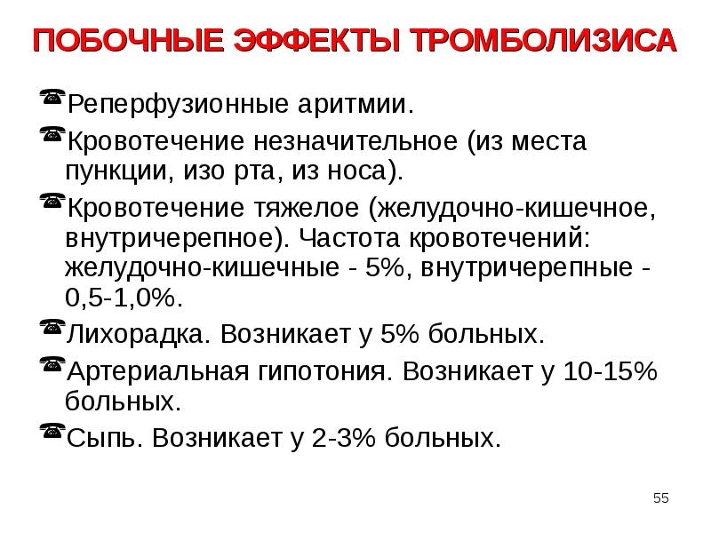 Тромболитические препараты презентация