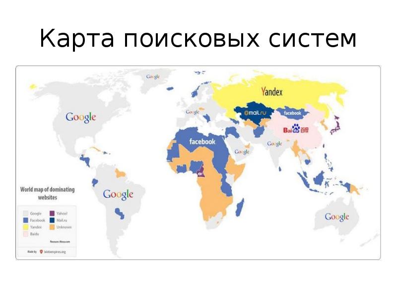 Карта поисковая система