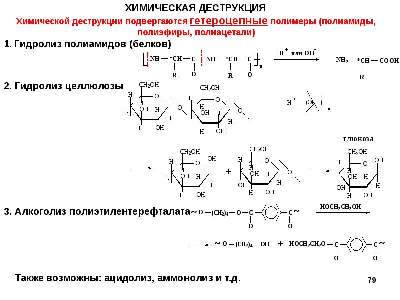 Деструкция полимеров презентация