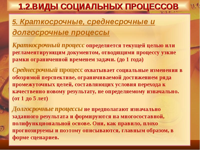 Краткосрочные социальные проекты