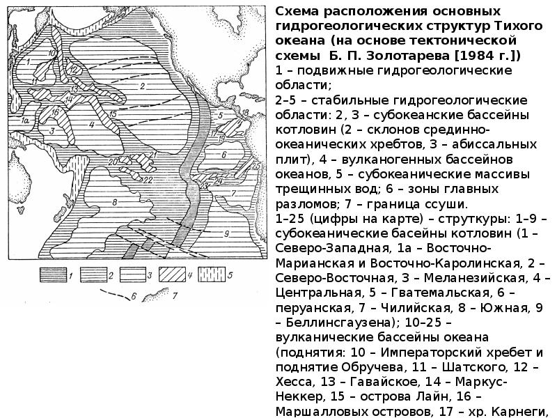 Гидрогеологическая карта калининградской области