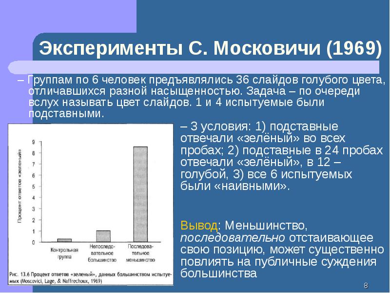 Специфика восприятия групп меньшинств презентация