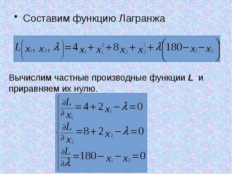 Составляющие функции