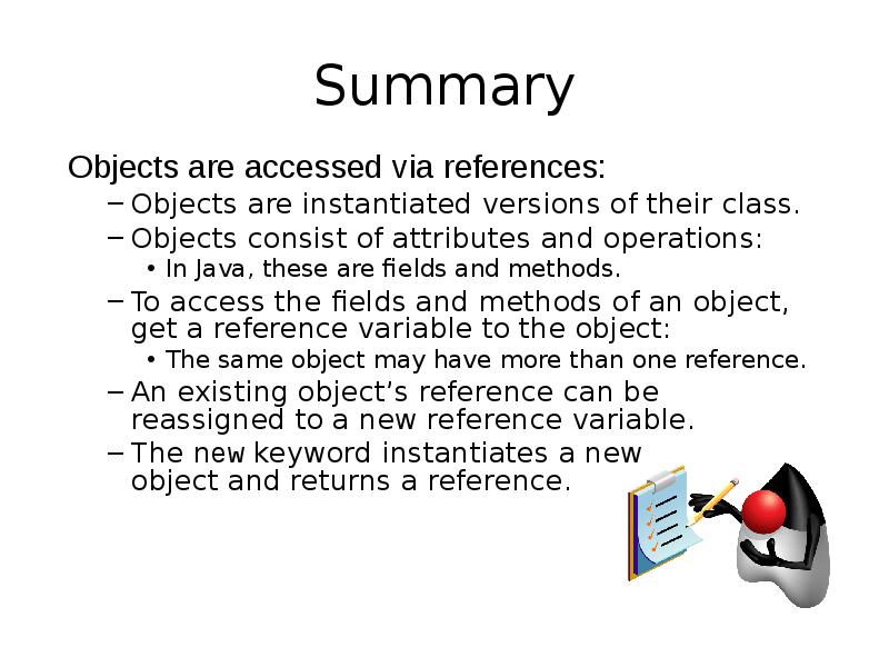 Class object methods. Class object method.