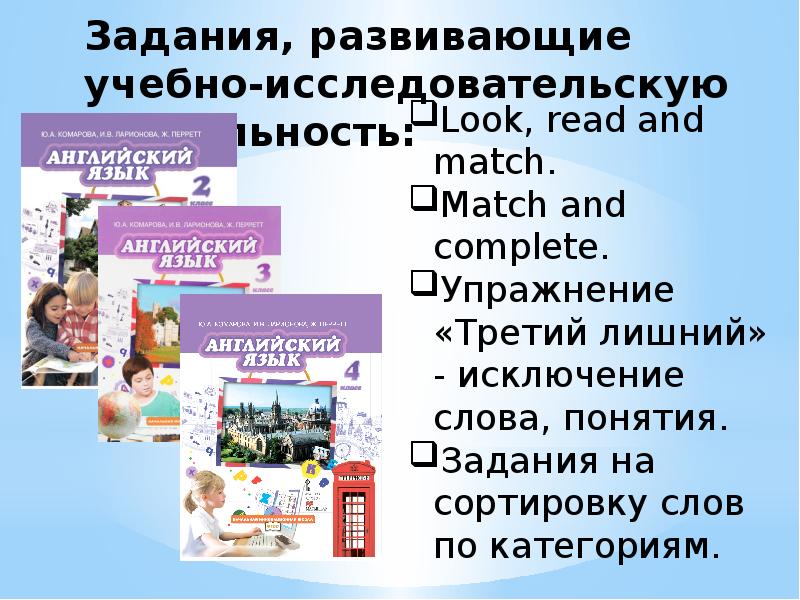 Исследовательские проекты по английскому языку