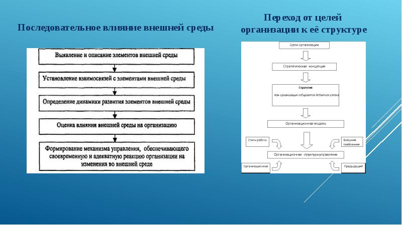 Проект по совершенствованию организационной структуры