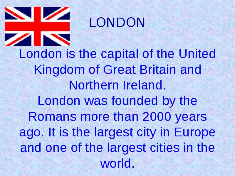 London is situated on