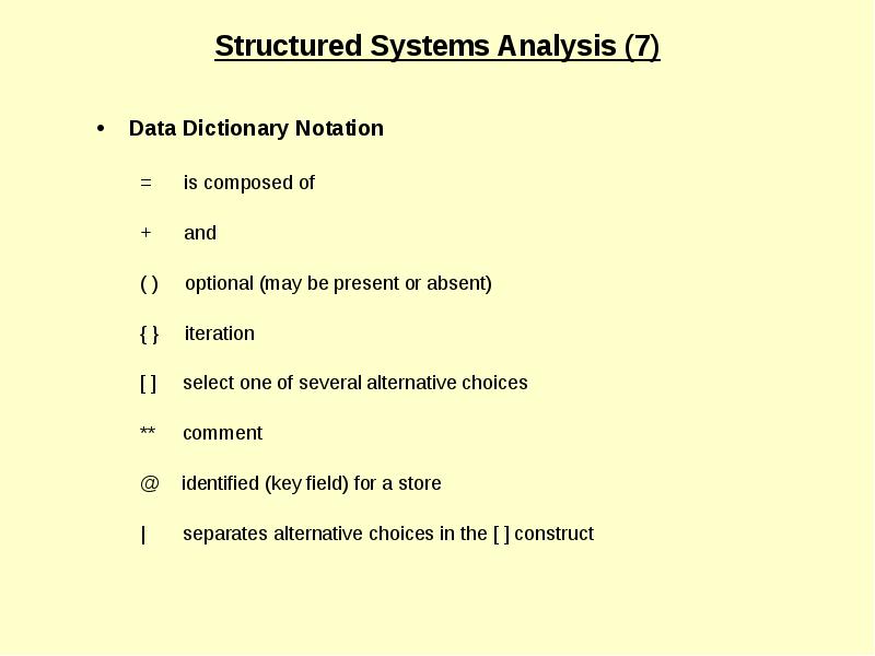 Key field. Structural System Analysis.