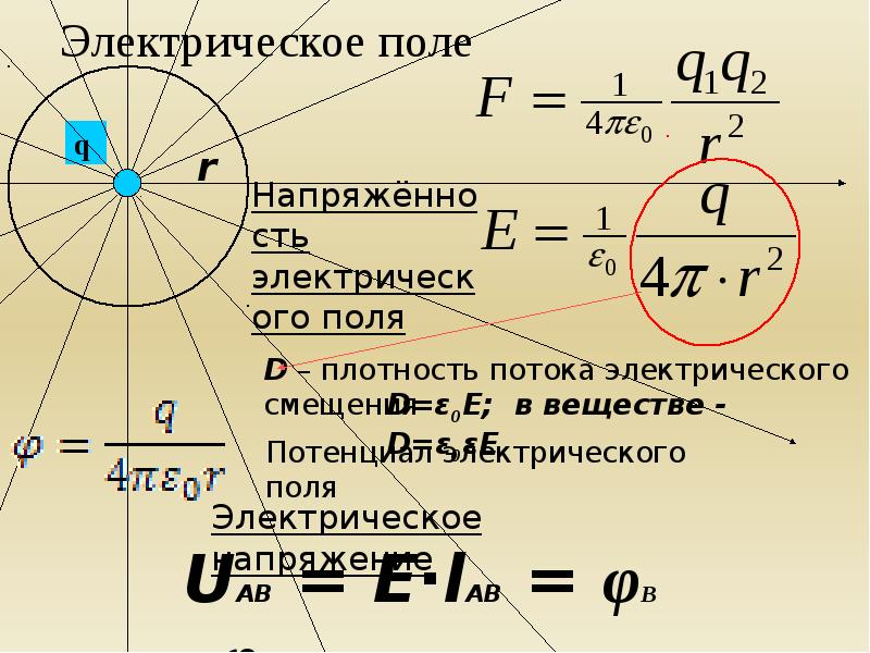 2 электрическое поле это