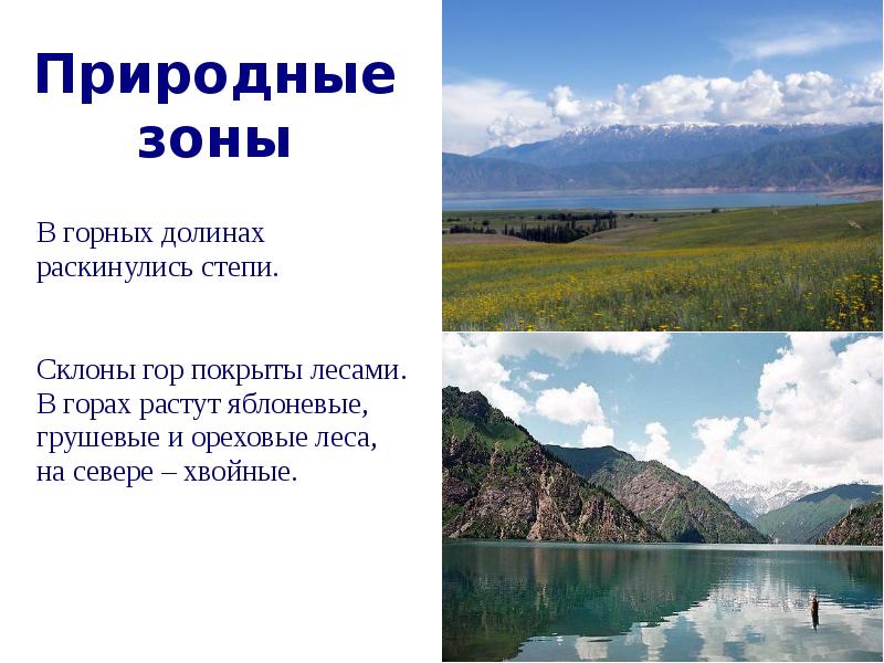 Природа кыргызстана презентация