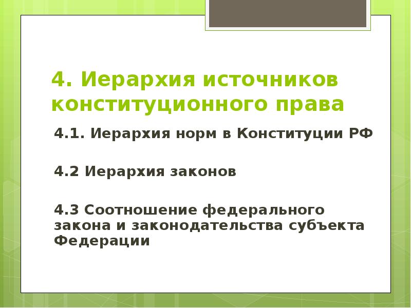 Источники конституционного права презентация