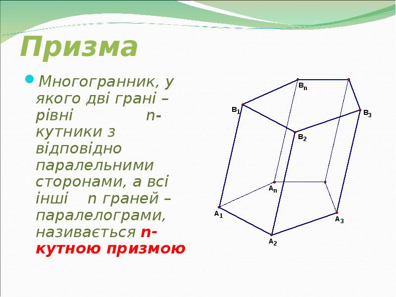 Многогранники призма презентация