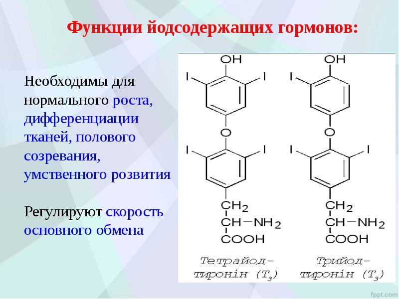 Гормоны презентация по биохимии