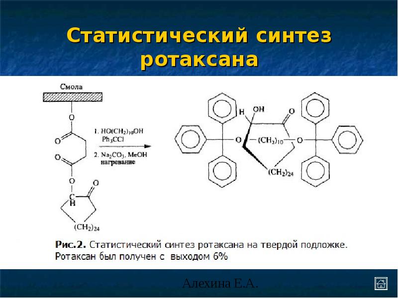 Синтез ответ 1. Синтез высокомолекулярных соединений. Синтез ротаксана. Супрамолекулярная химия ротаксаны. Катенаны ротаксаны и узлы.