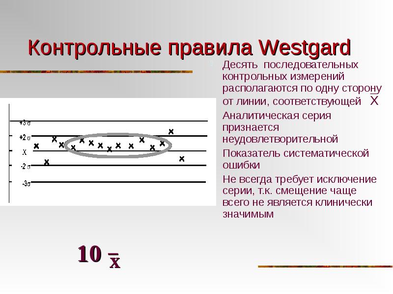 Контрольное правило. Правило Вестгарда контроль качества. Контрольных правил Westgard. Правила Вестгарда в лабораторной системе оценки качества. Выявление ошибок по правилам Вестгарда.