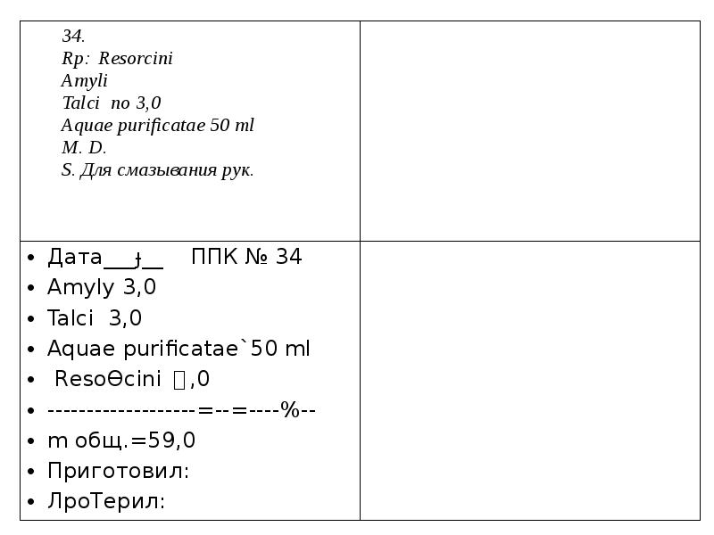 Паспорт письменного контроля образец