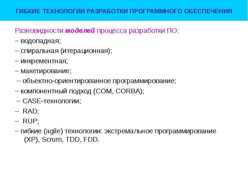 Разработка программного обеспечения презентация