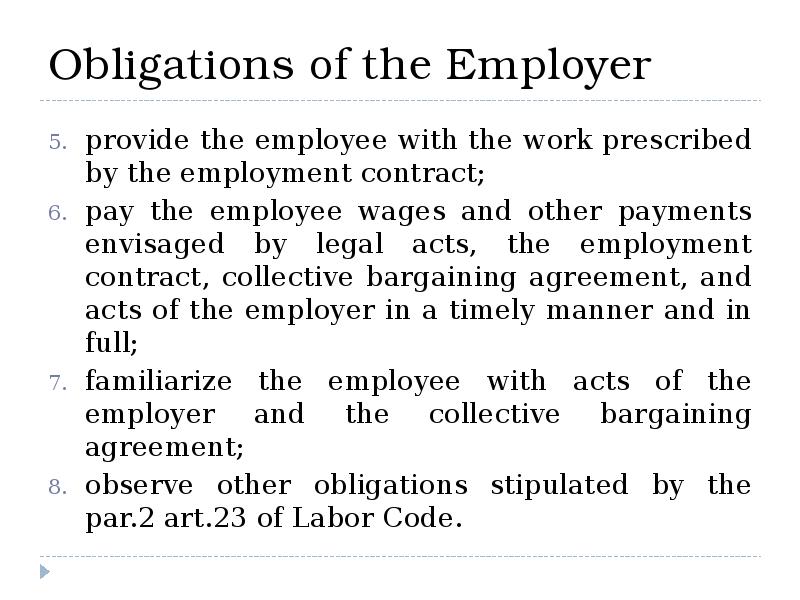 Labor Law. (Lecture 2)