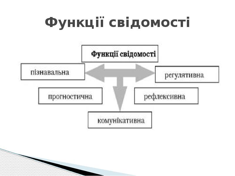 Функції свідомості Функції свідомості