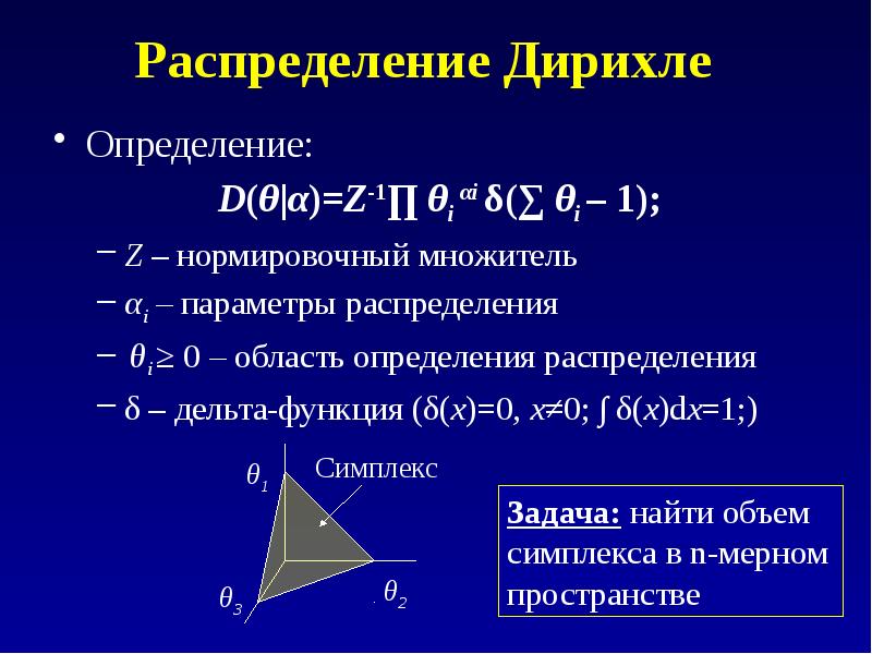 Определение d. Распределение Дирихле. Латентное распределение Дирихле. Латентное размещение Дирихле. Распределение определение.