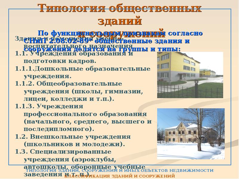 Презентация здания и сооружения