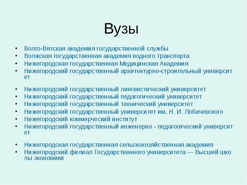 Волго вятская академия. Волго Вятская Академия Нижний.