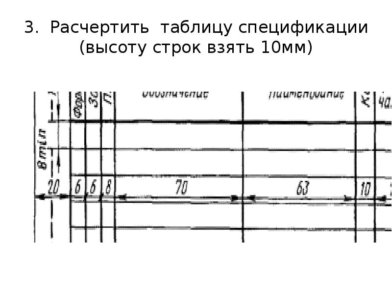 Таблица высота строки