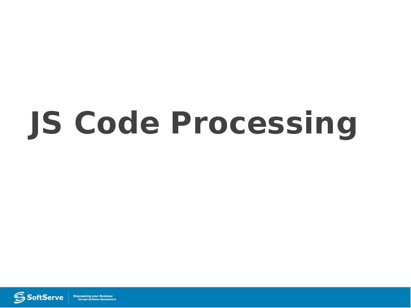 JS Code Processing JS Code Processing