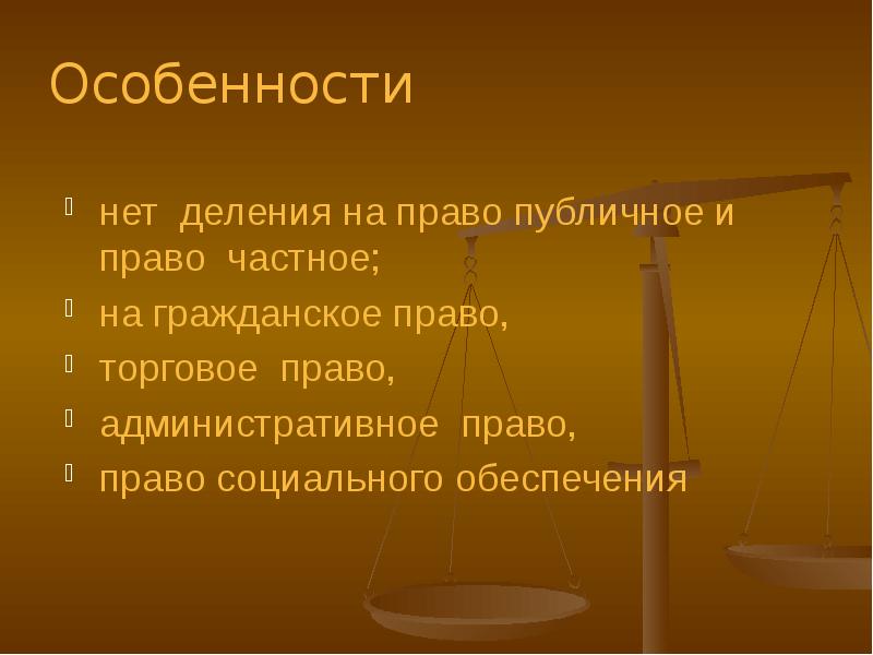 Правовой область. Особенности системы права. Специфика российского права. Особенности системы российского права. Характеристика правовой системы России.