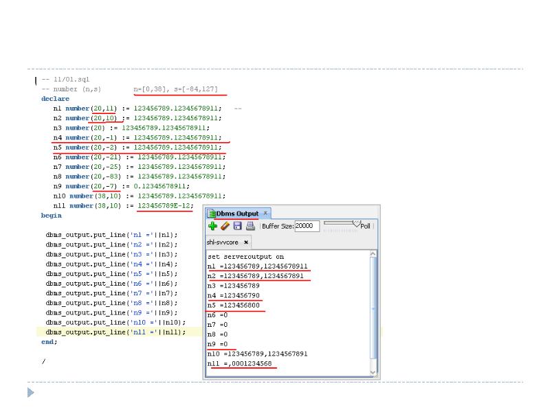Числовые типы данных Числовые типы данных