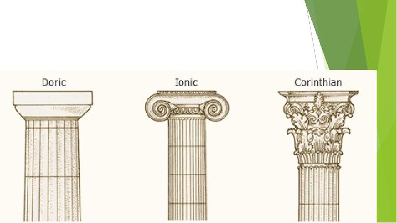 Дорический ордер древней греции рисунок