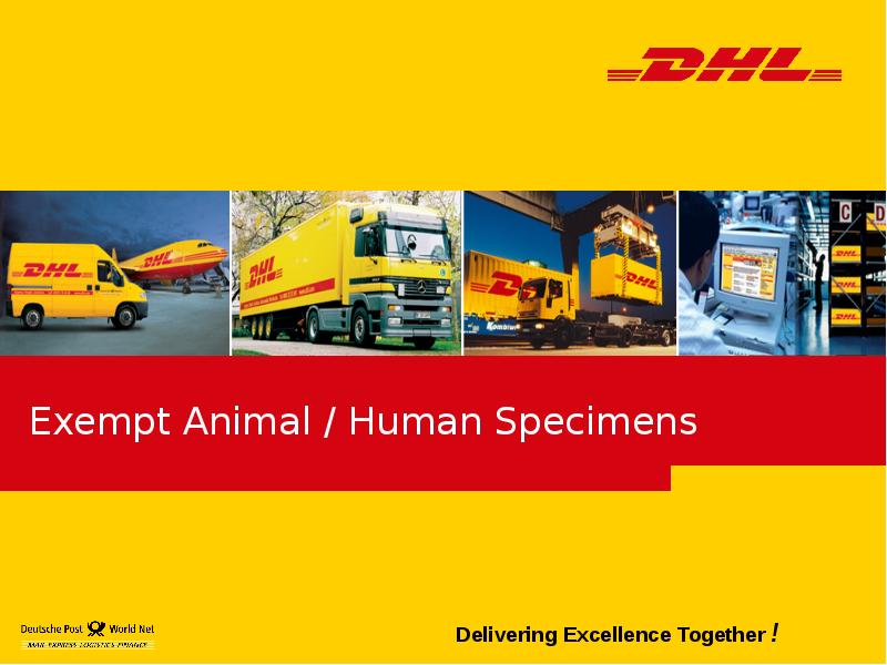 Exempt Animal / Human Specimens Exempt Animal / Human Specimens