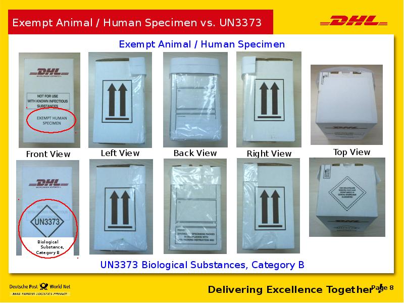 Exempt Animal / Human Specimen vs. UN3373