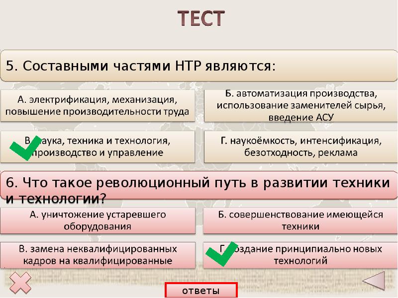 Схема научно техническая революция