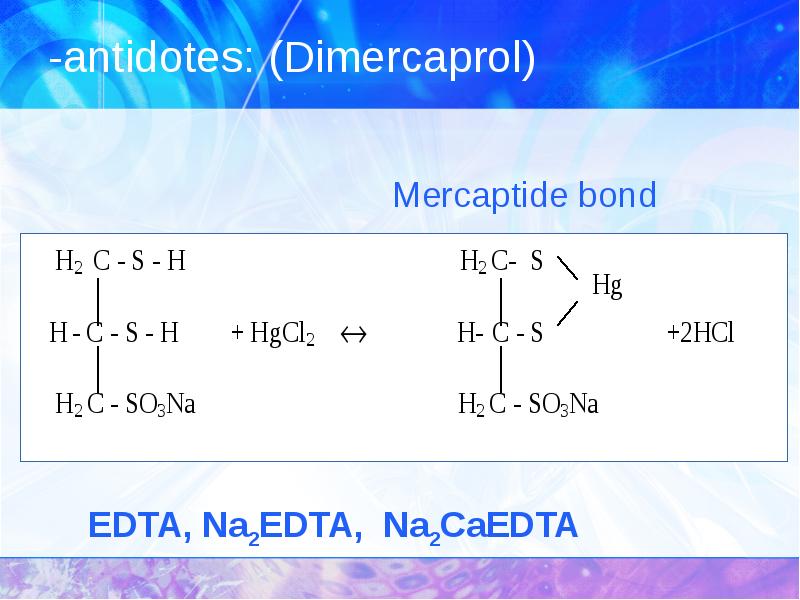 -antidotes: (Dimercaprol)