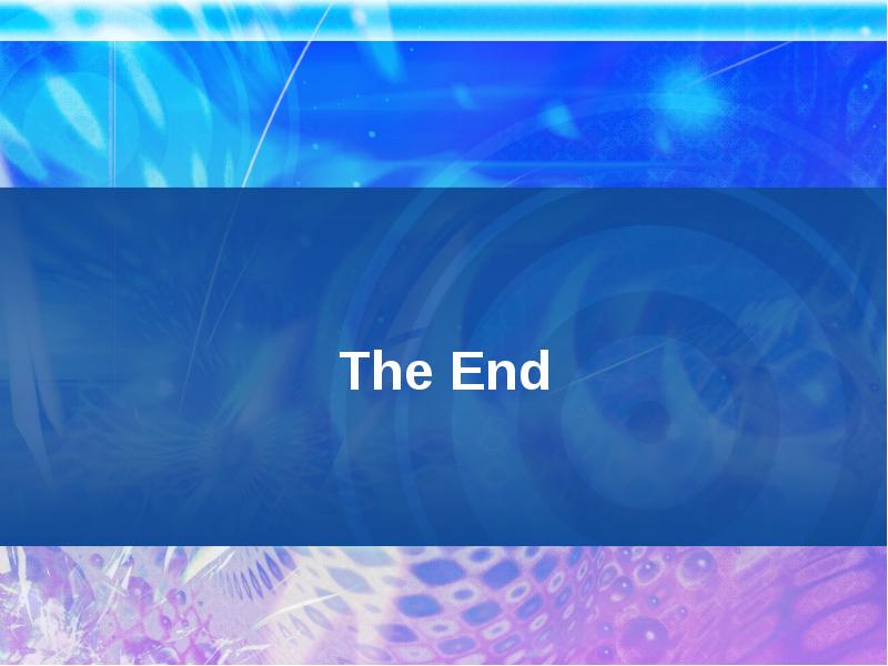 The End