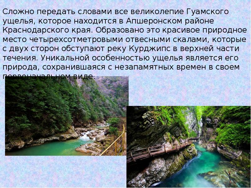 Природа краснодарского края презентация