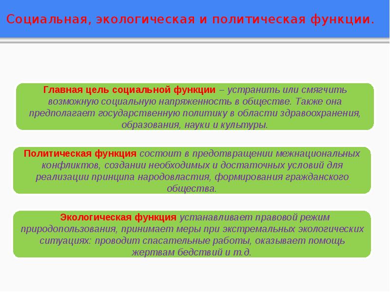 Что является обязанностью государства. Функции социальной экологии. Экологическая функция. Экологическая функция государства презентация. Функции соц экологии.