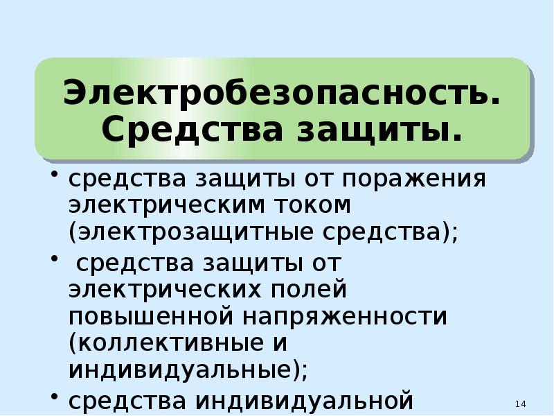 Основы электробезопасности презентация