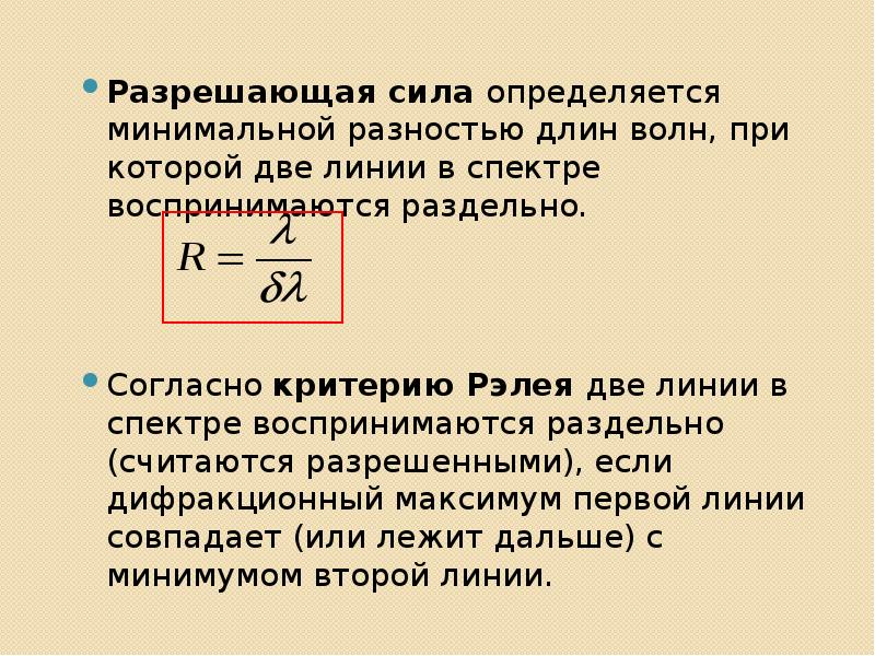 Минимальная интенсивность