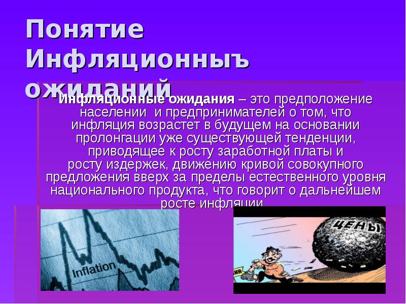 Инфляционные ожидания. Инфляция и инфляционные ожидания. Поведение людей в условиях инфляционного ожидания. Механизм адаптивных инфляционных ожиданий. Инфляция основанная на ожиданиях.