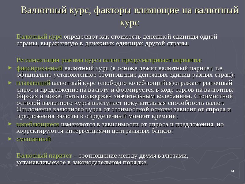 Интервенция курса валют