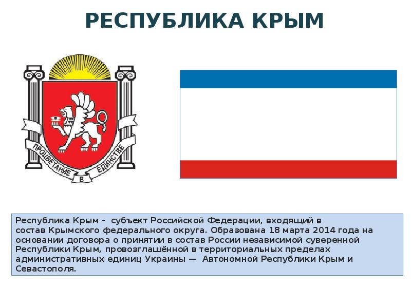 Герб крыма презентация