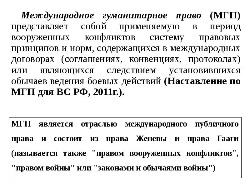 Презентация на тему военные аспекты международного права