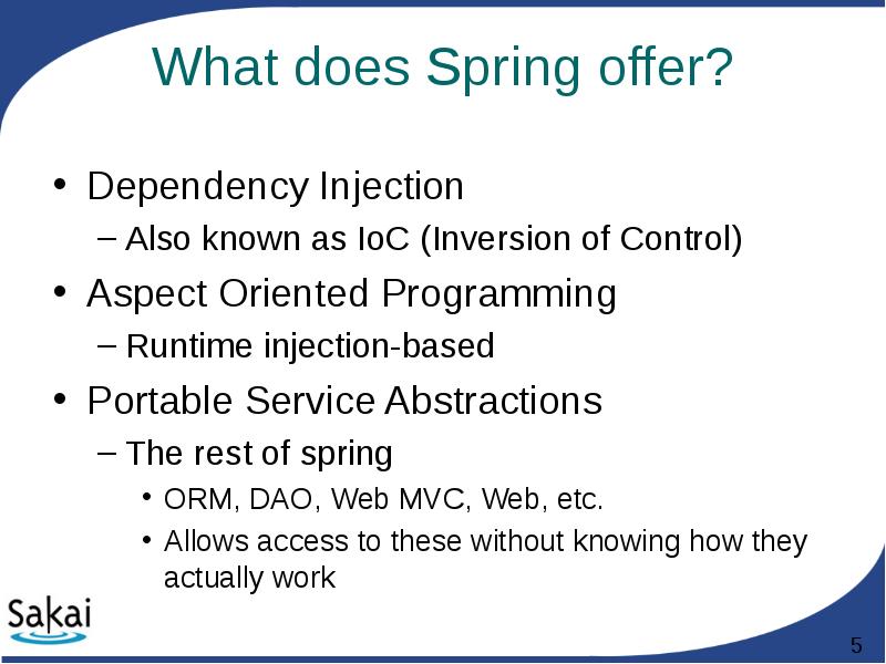 Introduction to spring framework and dependency injection