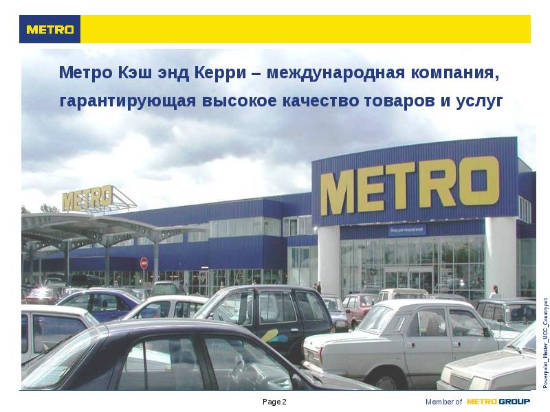 Магазин Метро В Москве