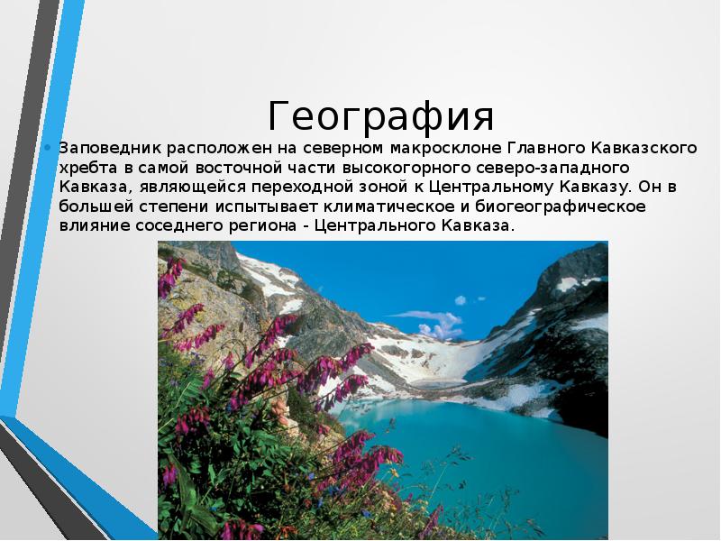 Заповедник география 8 класс. География Тебердинского заповедника. Тебердинский заповедник презентация. Презентация заповедник Западный Кавказ. Тебердинский заповедник климат.