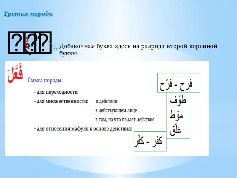 Арабский язык презентация