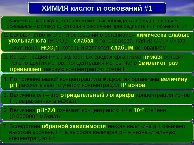 Алкалоз ацидоз презентация